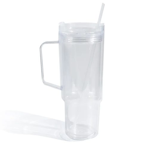 40oz Snowglobe tumbler